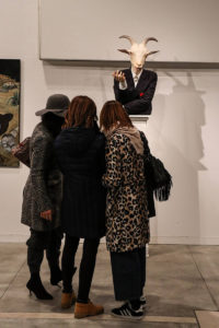 "Capra!" di Fatima Messana, foto di Andrea Samaritani. mostra OLTRE IL LIMITE, a cura di Sabrina Colle presso il Centro Arti Visive Pescheria Pesaro.